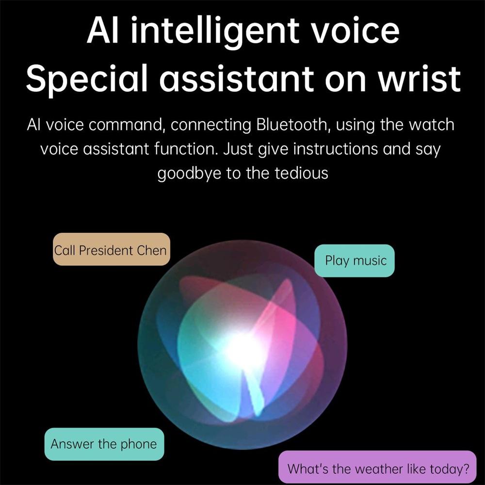 SACOSDING AMOLED Smart Watch Women Always On Display Clock Bluetooth Call Voice Control IP68 Waterproof Fitness Bracelet Smartwatch Women