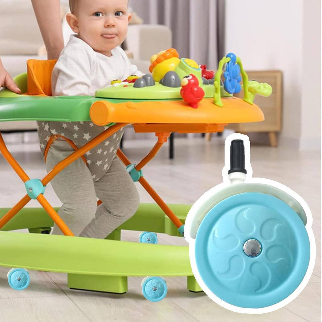 4pz Ruote Sostitutive Passeggino Ruote Silenziose per Carrozzina Accessori Carrello Bambino Ruote Silenziose per Passeggino Deambulatore