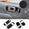 For Jeep Wrangler JL Gladiator JT 2/4 Doors 2018- Inner Door Handle Bowl Interior Decoration Trim Accessories