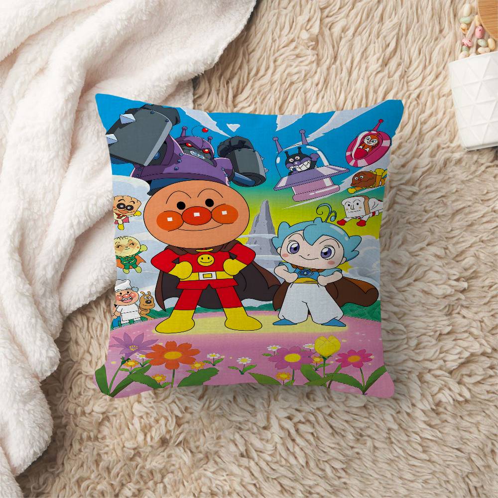Anpanman Office Cushion Pillowcase Car Cushion CoverXCM Lumbar Pillowcase Sofa Pillowcover