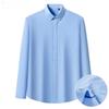 100%Cotton Men's Oxford Shirt Long Sleeved For Male Comfort Breathable Classic Regular Fit Casual Social Shirts Men Clothing