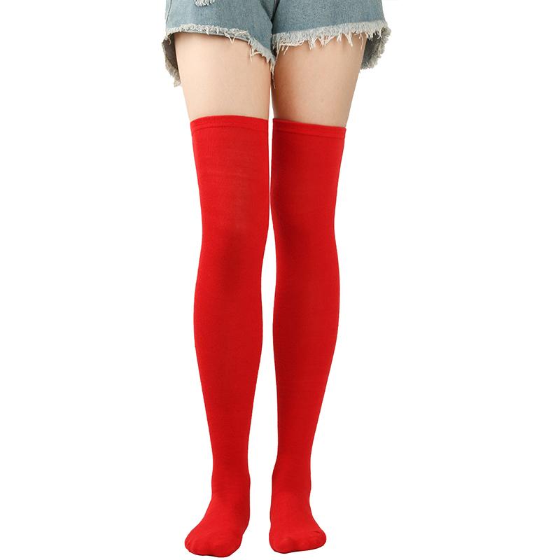 Rote Kniestrümpfe Neue Weihnachtssocken Koreanische Mode Strümpfe Halloween Rote Strümpfe Süße JK Damenstrümpfe