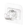 Telescopic Curtain Rod Adhesive Hook - Punch-Free Support for Shower, Towel, and Door Curtains