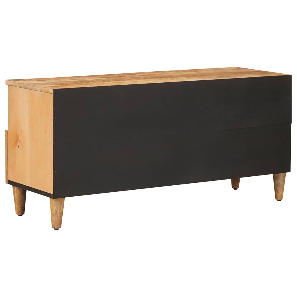 Storage Cabinet In Brown 100 X 33.5 X 46 Cm Solid Mango Wood