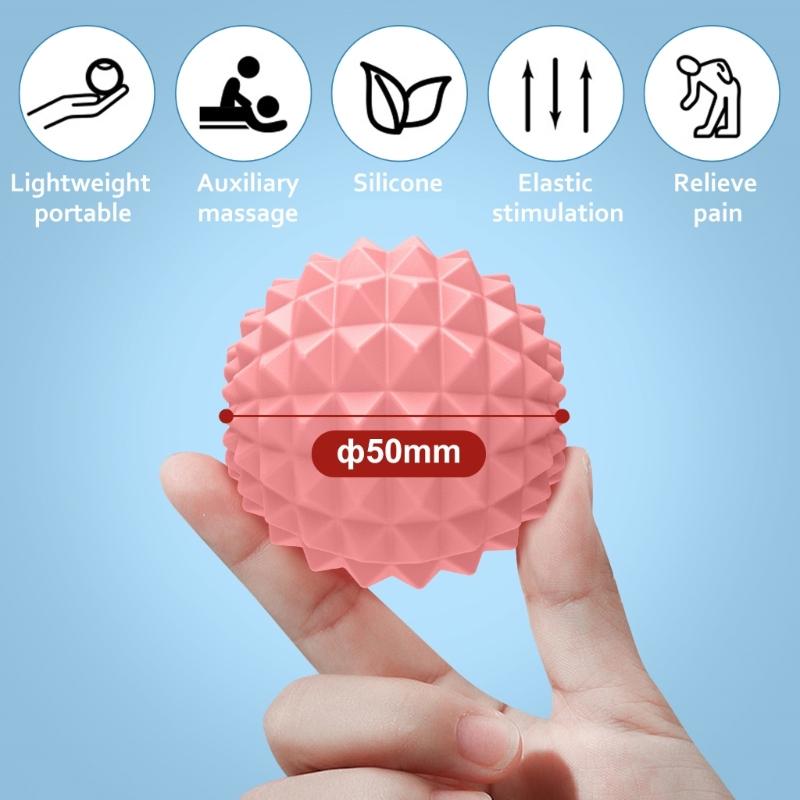 Manual Full Body Massage Therapy Ball Friendly Silicone For Recovery Muscle Tension Relief