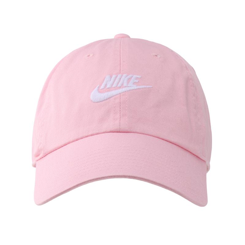 Nike Club Futura Unstructured Futura Wash Strapback Hat Pink Casual FB5368-690