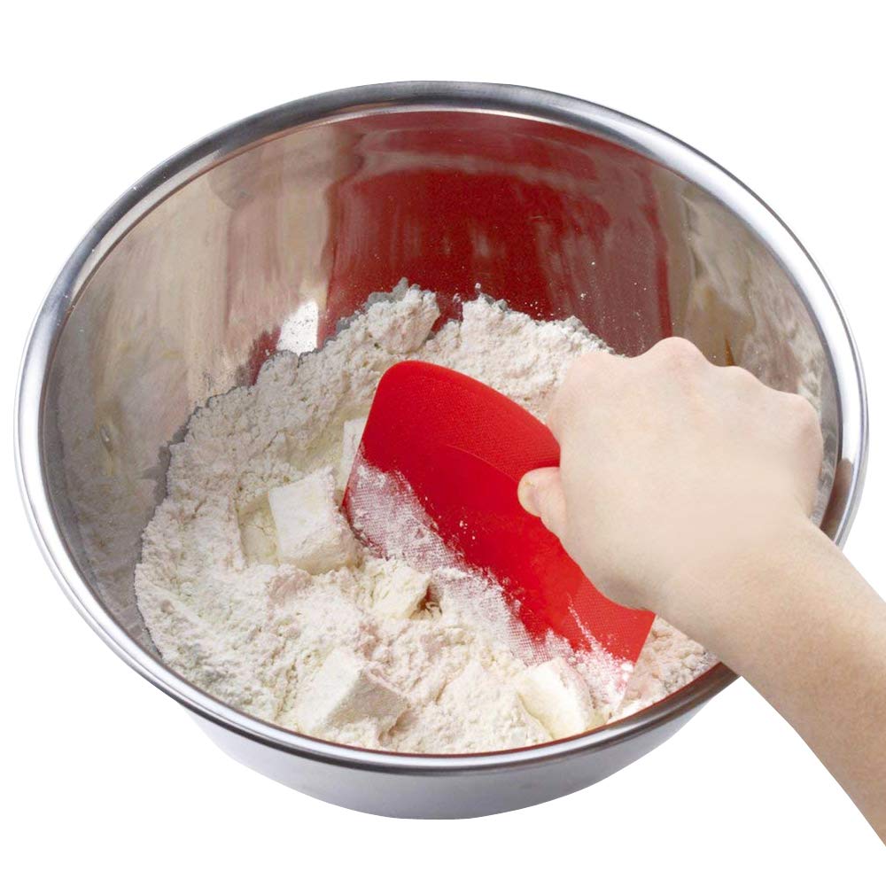 Kai House Select Embossed Made in DL6287 Scraper, Red, Japan,