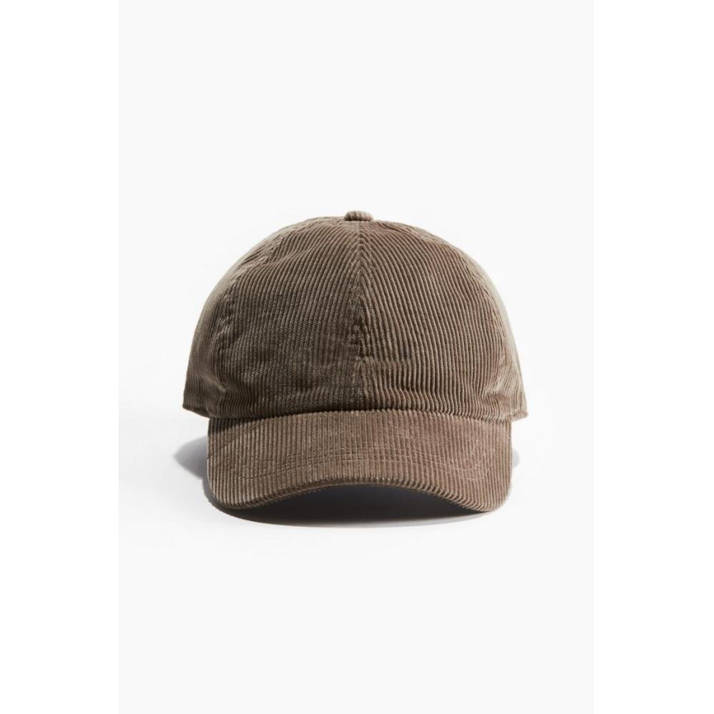 

Кепка HM Corduroy темно-бежевого цвета