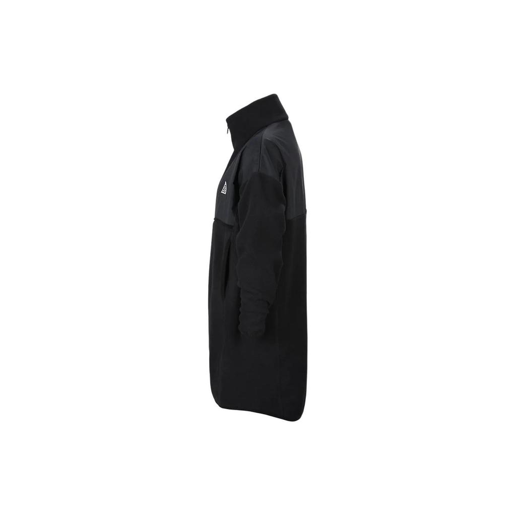 Nike ACG Series Solid Color Half-Zip Casual Long Sleeve Dress Kids dresses Black FD2872-010
