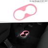 Rear Back Water Cup Holder Cover Trim Bezel Ring For Jeep Wrangler JK 2011-2017