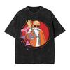 DragonBall Z Goku Printed Tshirt Mens and Womens Washed Tshirt High Quality Vintage Cotton Tshirt Harajuku YK Tops