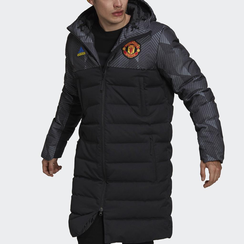 Adidas Manchester United SSP Down Jacket With Hood Men Outerwear Black GR3884