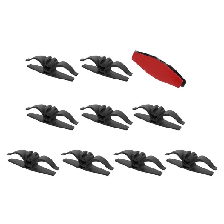 

10PCS SelfAdhesive Cable Organizers Cable Clips For Efficient Cord Management In Offices Kitchens Wire Management Clips