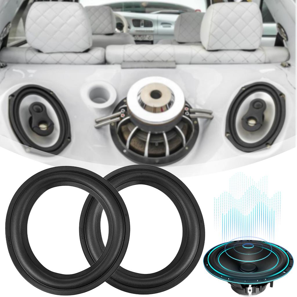 2pcs 6.5" Speaker Foam Surround Repair Kit,Subwoofer Speaker Repair Accessories,For Speaker Repair Or DIY