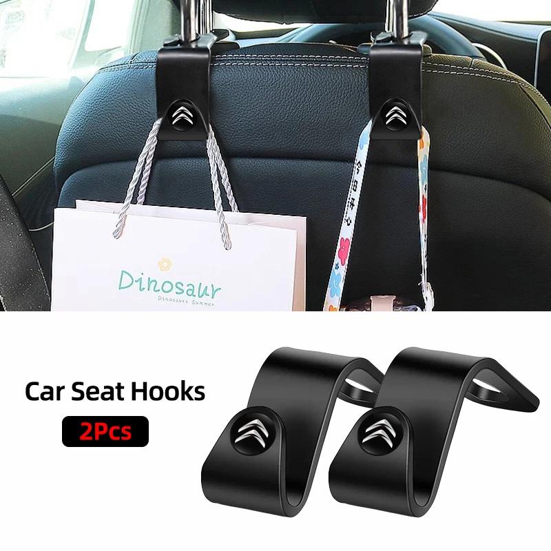 2 Stück Tragbare Auto-Rücksitzhaken Zubehör Für Citroen C5X C3 C4 Aircross Picasso Cactus Celysee e-C3 e-C4 C6 C1 C2 Berlingo