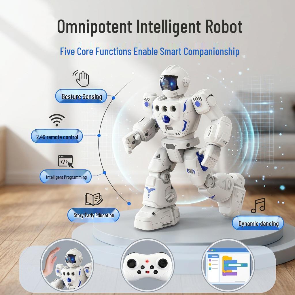Early Learning Storytelling Gesture-Control Dancing Robot Toy