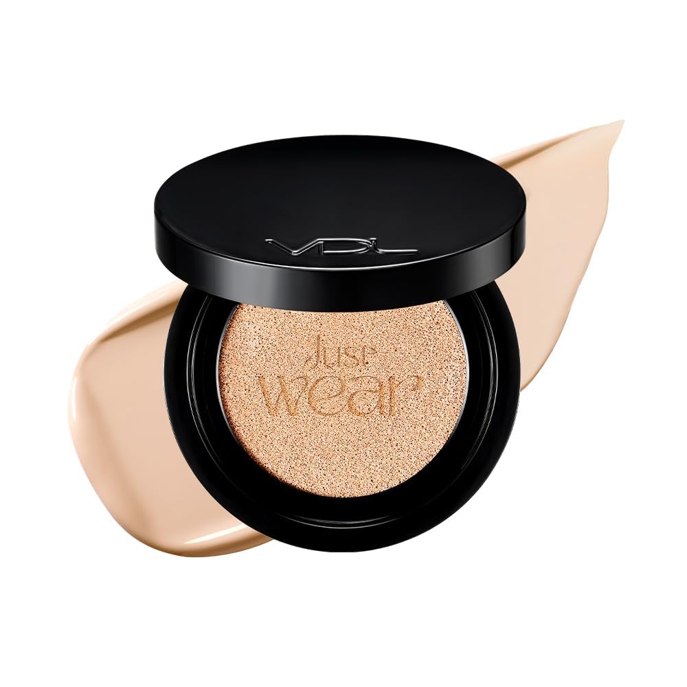 VDL Cover Stain Perfecting Cushion Foundation V03 Beige Cushion high Korean SPF35 (Natural 02) foundation, coverage, won't crumble, 0-distance