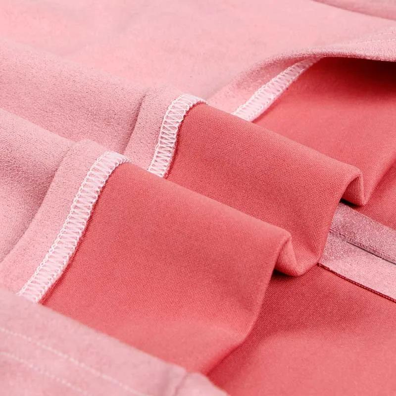 Autumn Winter High Waist Bodycon Vintage Suede Split Thick Stretchy Skirts Women Skirts Suede Solid Color Pencil Skirt