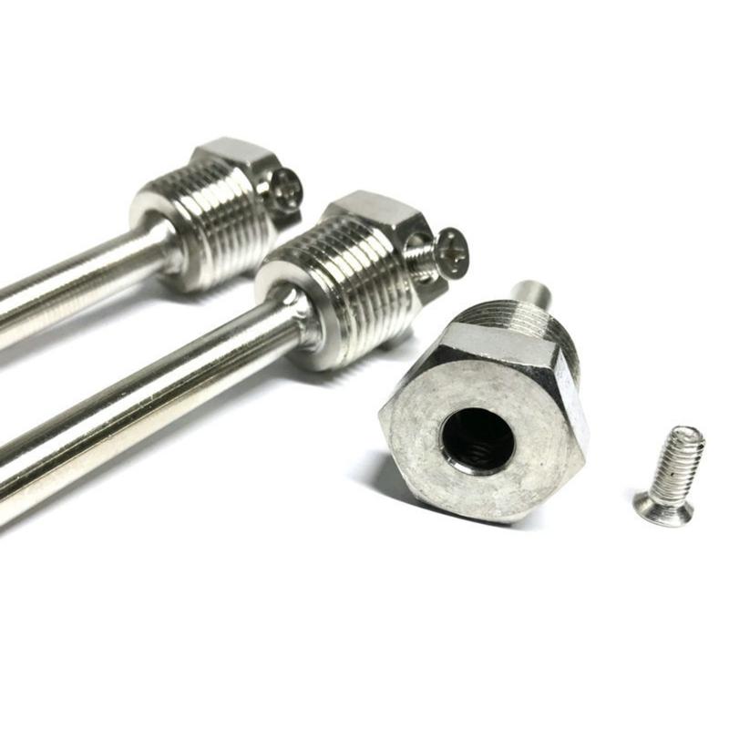 2Pcs G1/2 Weldless Thermowell 50/100/300mm 304 Stainless Steel Thermowell with Screw Locking Thermocouple Thermopocket