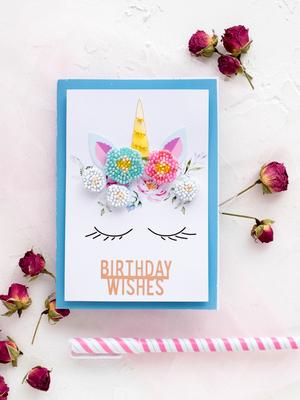 3D Postcard Set for Bead Embroidery Abris Art