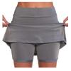 Women's Athletic Skort High Waist Pocketed Stretch Casual Running Shorts Skirt