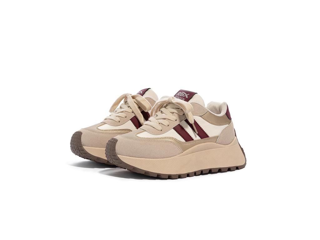 Women's 2024 Spring Celebrity Style Thick-Soled Dad Shoes - Trendy Height-Boosting Casual Sneakers