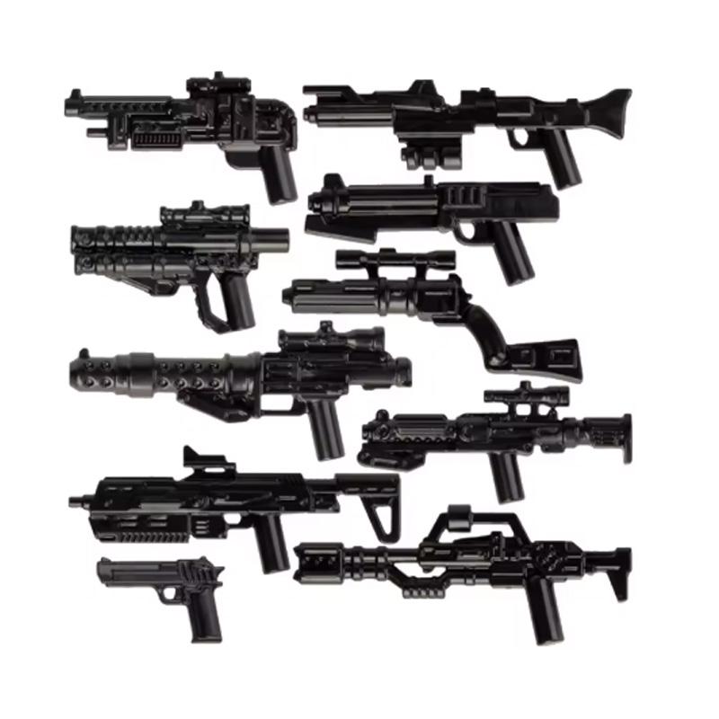 Building Blocks Characters Soldiers Military Accessories Guns Movie Peripherals Double-Sided Cloaks Helmets Swords Axes Toy Gift