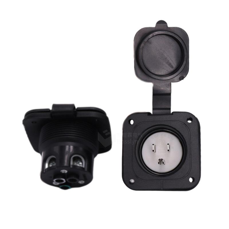 NEMA 5-15 American Standard Waterproof RV Extension Cord with Square Plug