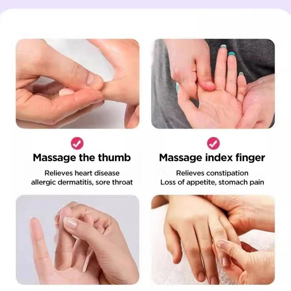 Rolling Steel Ball Finger Care Tools Comfortable Grip Hand Massage Roller Tool  Women