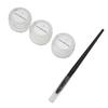 3PCS Eyebrow Mapping Paste Kit with Brush Washable Clear Lines Microblading Brow Paste 30g