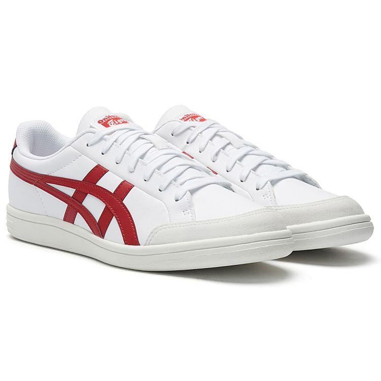 ONITSUKA TIGER Advanti Entry Court Classic Casual Pantofi de Skate Low-Top Ușori Antiderapanți Unisex sneaker Roșu Alb 1183A506-100