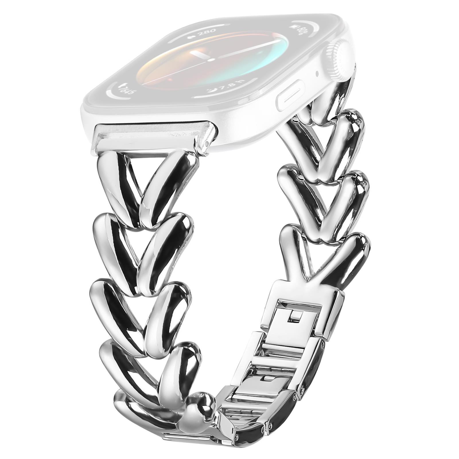 

Ремешок для часов из цинкового сплава для Huawei Watch Fit 3, замена ремешка для часов из витого металла Silver