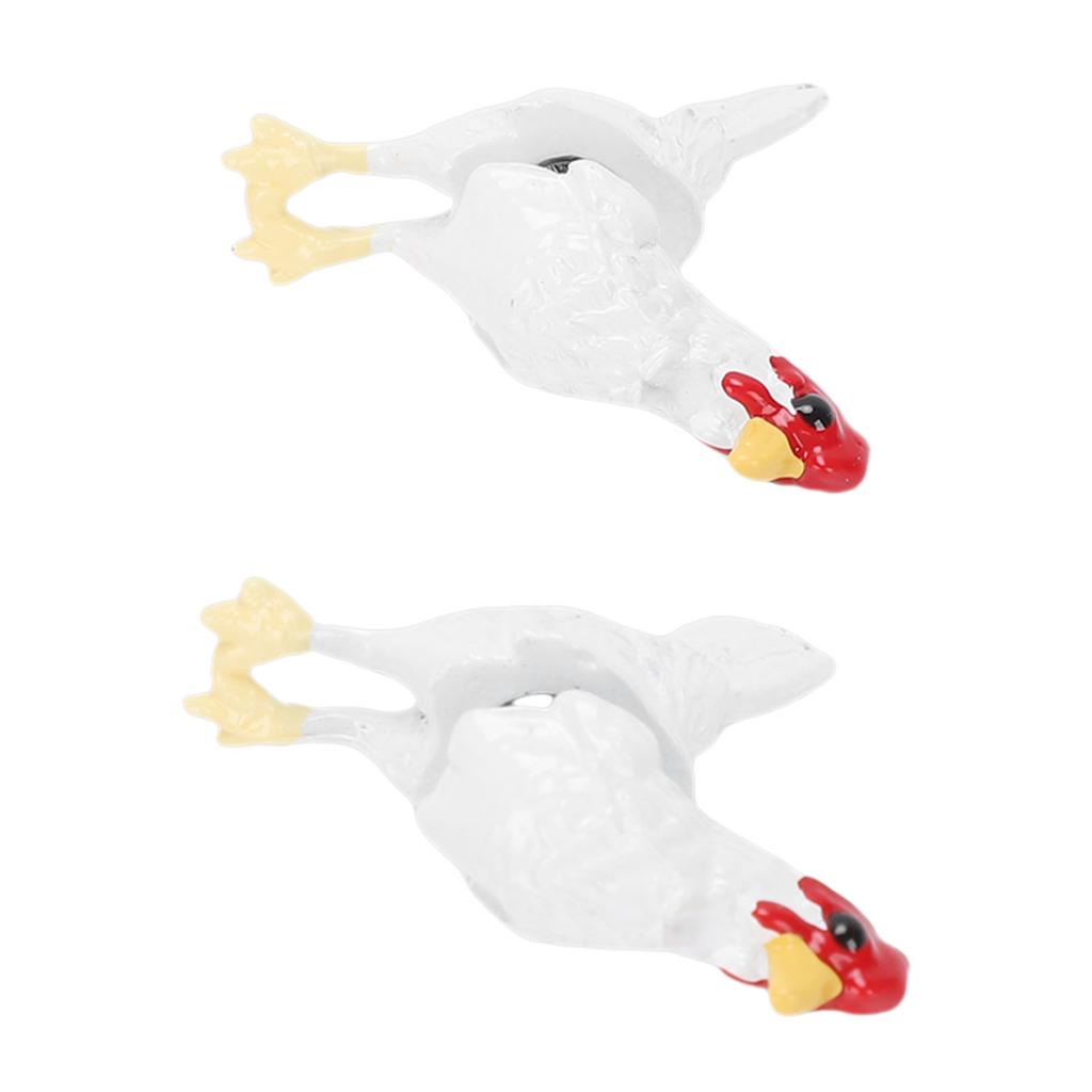 Chicken Earrings Novelty Personalized 3D Chicken Farm Anial Stud Earrings Jewelry for Festival Holiday