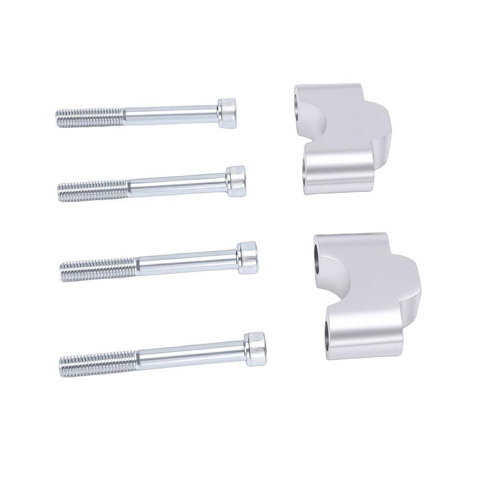 7 8in 22mm Handlebar Mount Clamp Riser 30mm Rise Height Aluminum Handlebar Riser for Motorcycle Dirt Bike ATV