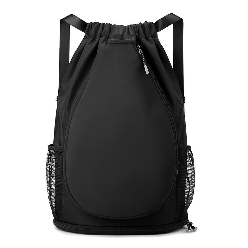 Large Capacity Badminton and Tennis Racket Drawstring Backpack with Custom Printing