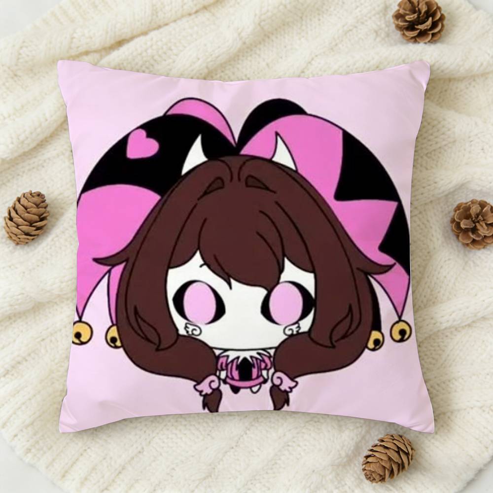Columbina Doublesided Printed Square Decorative Cushion Cover for Sofa Living Room Home Decor