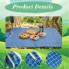 Picnic Mat Foldable Lightweight Picnic Rug with Storage Bag and Shoulder Strap