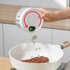 Sealed Fresh-keeping Box Kitchen Refrigerator Storage Box Plastic Food Drain Storage Round Onion Ginger Garlic Storage Box&