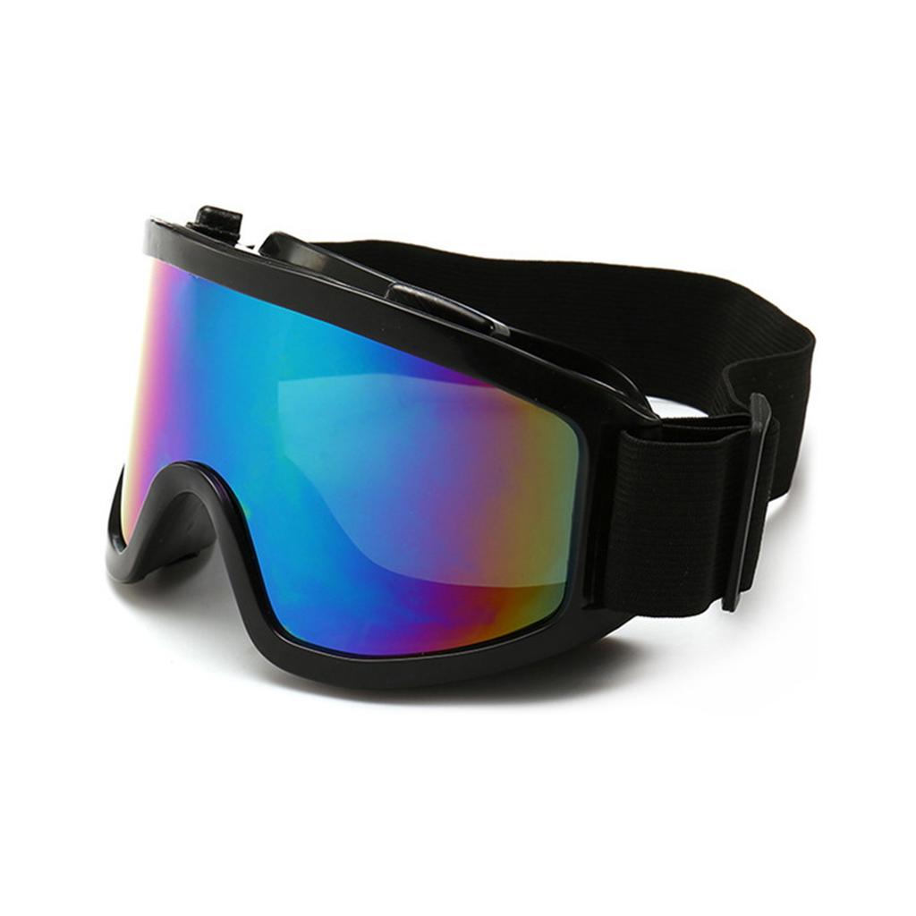 Motorcycle Ski Goggles for Men Women Windproof Sandproof with Interchangeable Lenses Protection Cycling Snow Sports Glasses