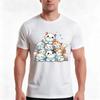 Unisexy Kittens Tshirt Summer Casual Cotton Tee Oversized Streetwear Tops Vintage Graphic Print Loose Fit Short Sleeve