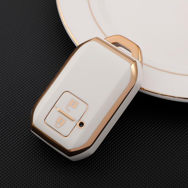 2 /4button Phnom Penh Fashion TPU Car Remote Key Case Cover Shell For Suzuki Ertiga Swift Wagon R Protected Holder Keyless Fob Accessories