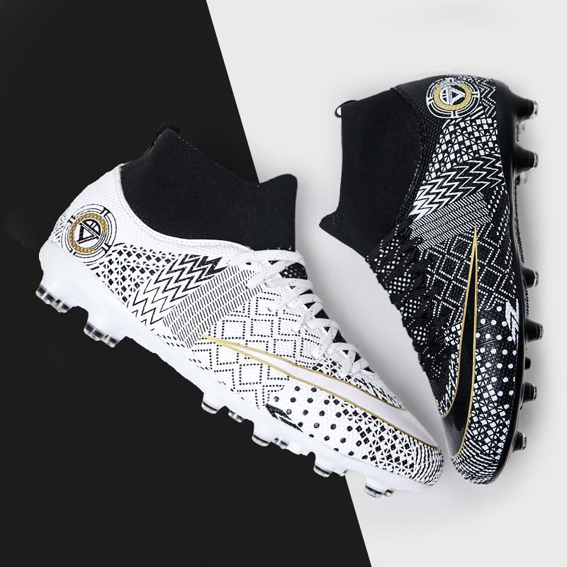 

New adult football shoes long nails TF broken nails student game training shoes high top football shoes sports shoes 45