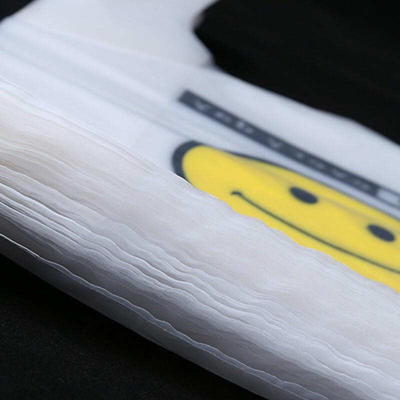 Xinjigaoge Degradable Smiley Face Vest Shopping Bags