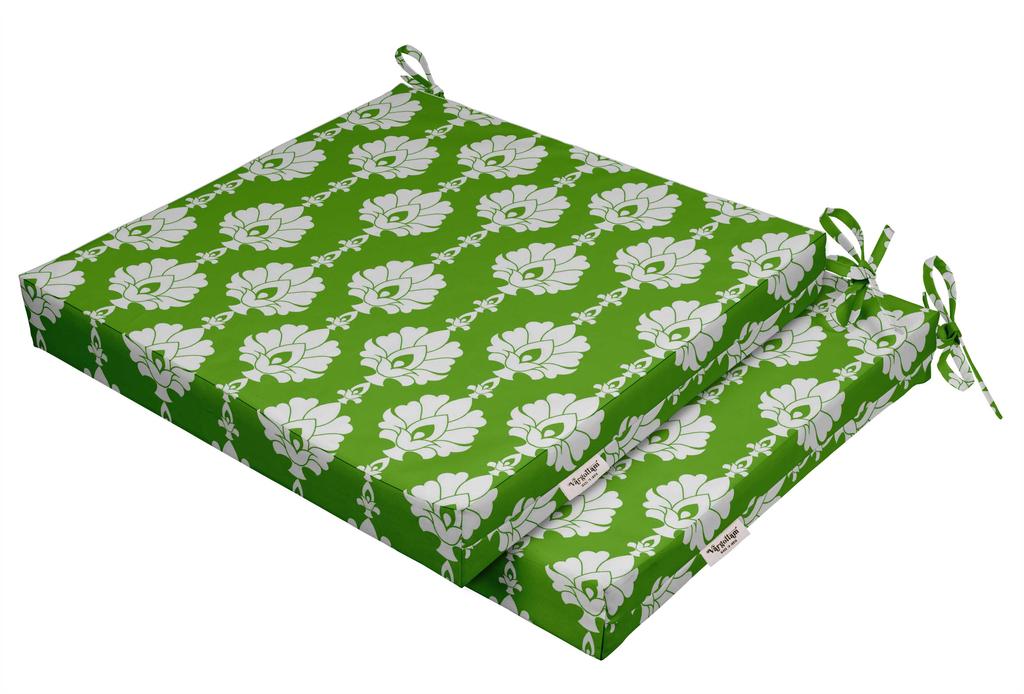 Vargottam Bedruckte Indoor Outdoor Stuhlkissen Rutschfest Esszimmerstuhl Kissen Quadratisch Geformt Esszimmerstuhl Kissen Mit Bindebändern