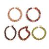 Bunter Perlen-Choker Harzperlen-Halskette Boho Klobige Halskette für Damen Sommer Strandurlaub Schmuck