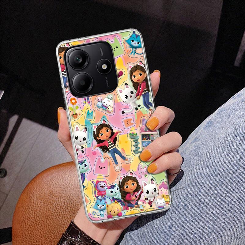 

Cartoon Gabbys Dollhouse Phone Case For Xiaomi Redmi Note 15 14 13 12S 12 11 Pro Plus 14S 11S 11E 10 10S 11T 5G Personalized Cov Redmi Note 14 Pro 4G