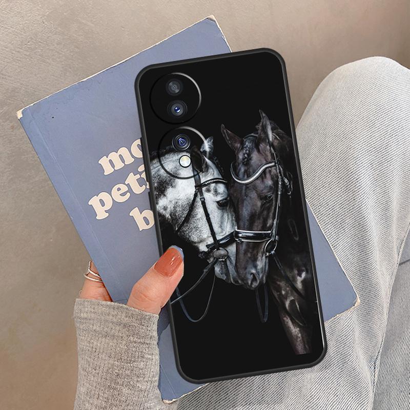 Domineering Cool Horse Case For Huawei Honor 70 50 X8 X9a Magic5 Lite P40 P20 P30 Pro P Smart 2019 Nova 9 Coque