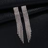 New Slimming Earrings: European and American Style Vintage Charm Fashionable and Exquisite Tassel Dangle Earrings