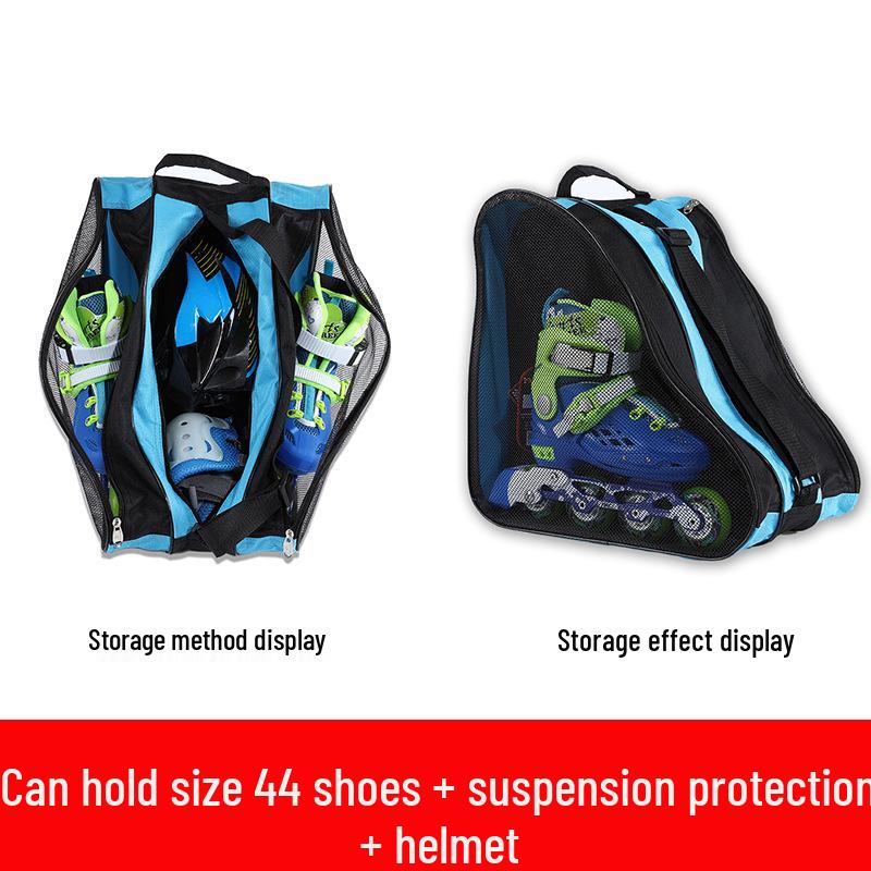 Professional Skating Bag for Kids & Adults - Inline Skates Ice Skates Storage, Breathable, Single Shoulder Design
