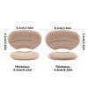 10 Pairs Adhesive Heel Cushions for Oversized Shoe Blisters Prevention Heel Grips Pad for Men Women Leather Shoe